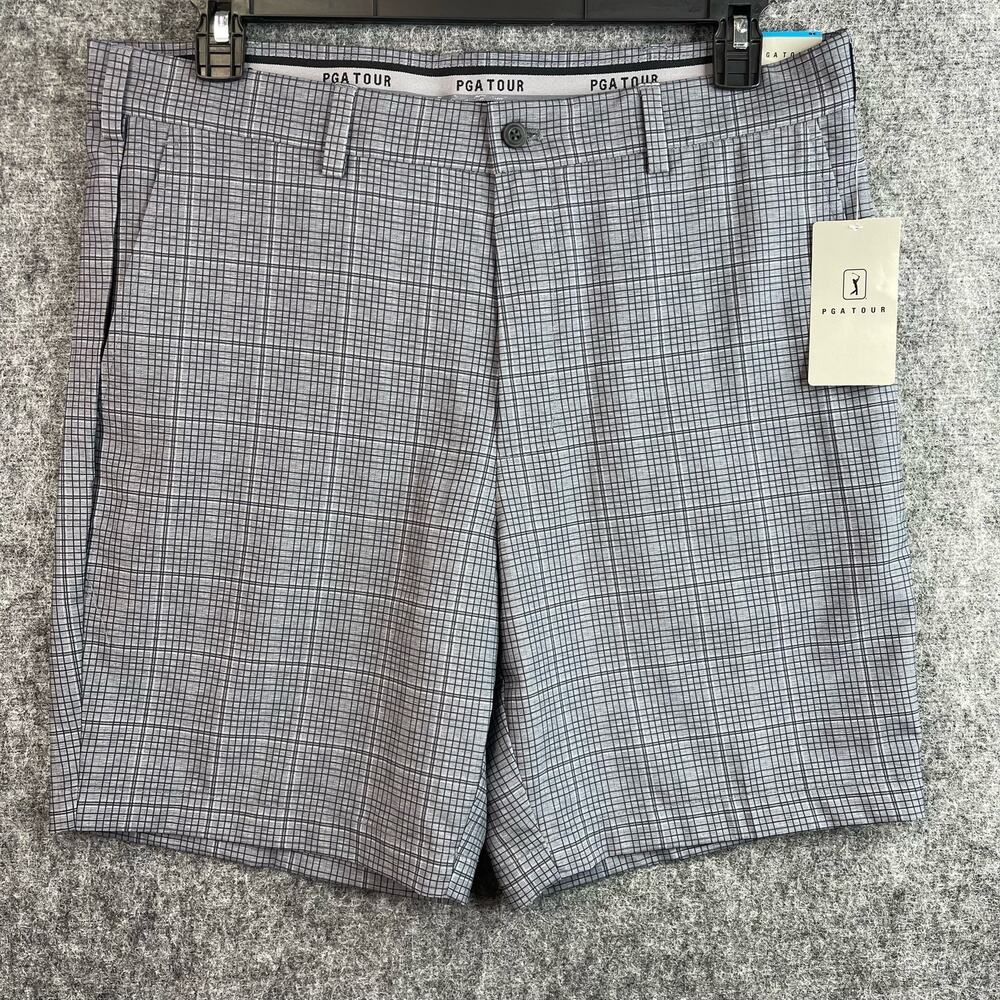 PGA Tour Mens Active Gripper Waistband Shorts 36